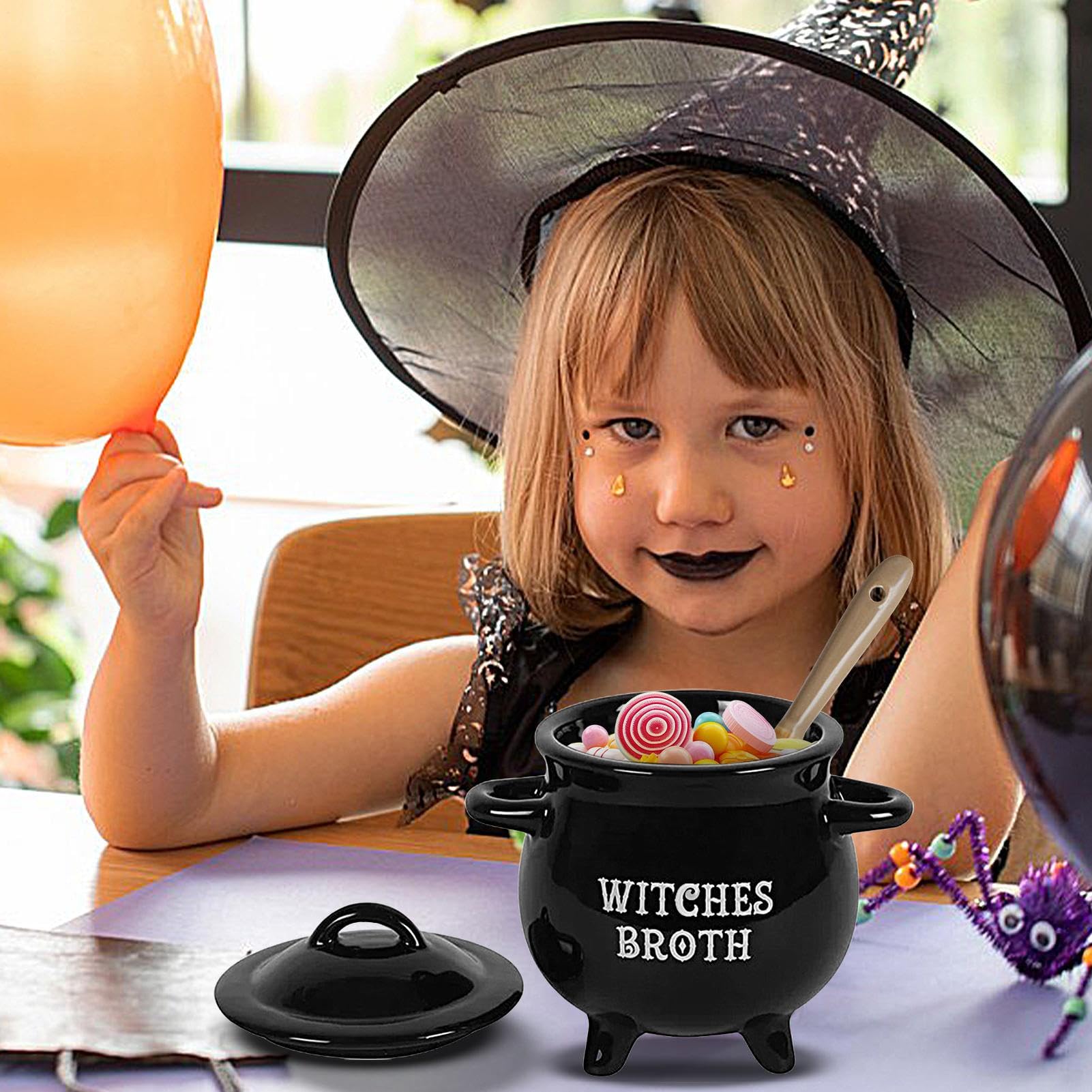 Amazon.co.jp: shjxi 魔女スープボウル | 装飾シチューポット